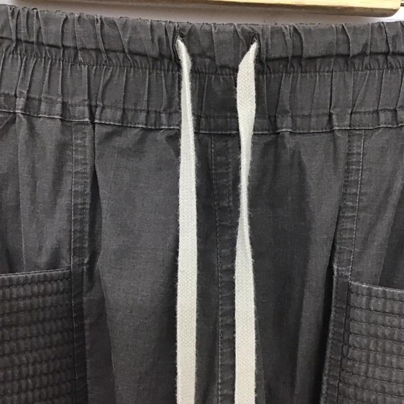 ダークシャドウ DRKSHDW パンツ ワークパンツ、ペインターパンツ 22SS CreatchCargoCroppedDrawstring ワイドパンツ L 無地 灰 / グレー / メンズ USED 古着 中古 10126187