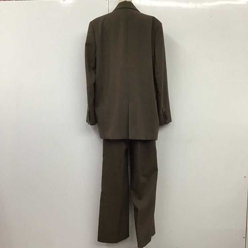 ザラ ZARA セットアップ セットアップ 2761 248 737 オーバーサイズ テーラードジャケット センタープレス パンツ L 無地 茶 / ブラウン / レディース USED 古着 中古 10109487