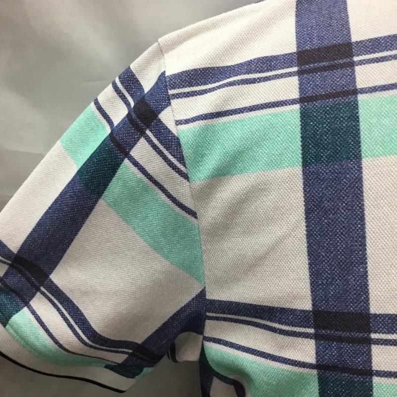 マンシングウェア Munsingwear ポロシャツ 半袖 MGMLGA06 クールタッチ ゴルフウェア タグ付き M チェック マルチカラー / マルチカラー / メンズ USED 古着 中古 10116092