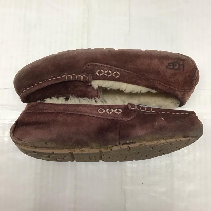 アグ UGG カジュアルシューズ カジュアルシューズ 3312 ANSLEY モカシン 23cm 23.0cm ロゴ、文字 紫 / パープル / レディース USED 古着 中古 10117347