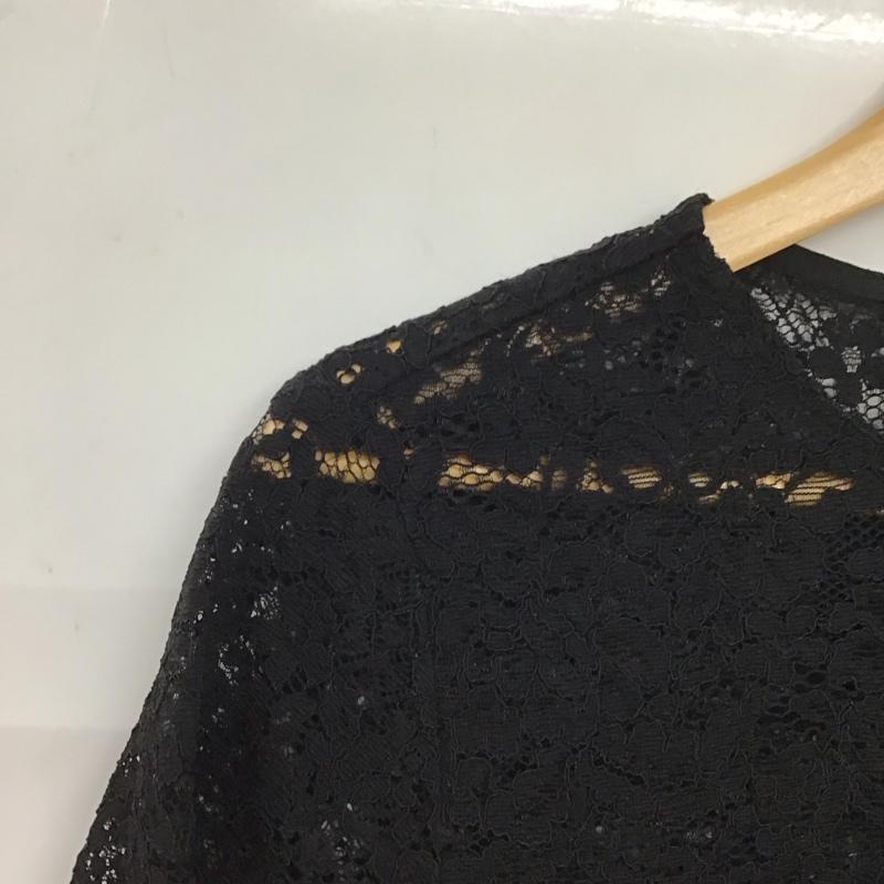 フリークスストア FREAK S STORE カットソー 半袖 S 無地 黒 / ブラック / レディース USED 古着 中古 10136494