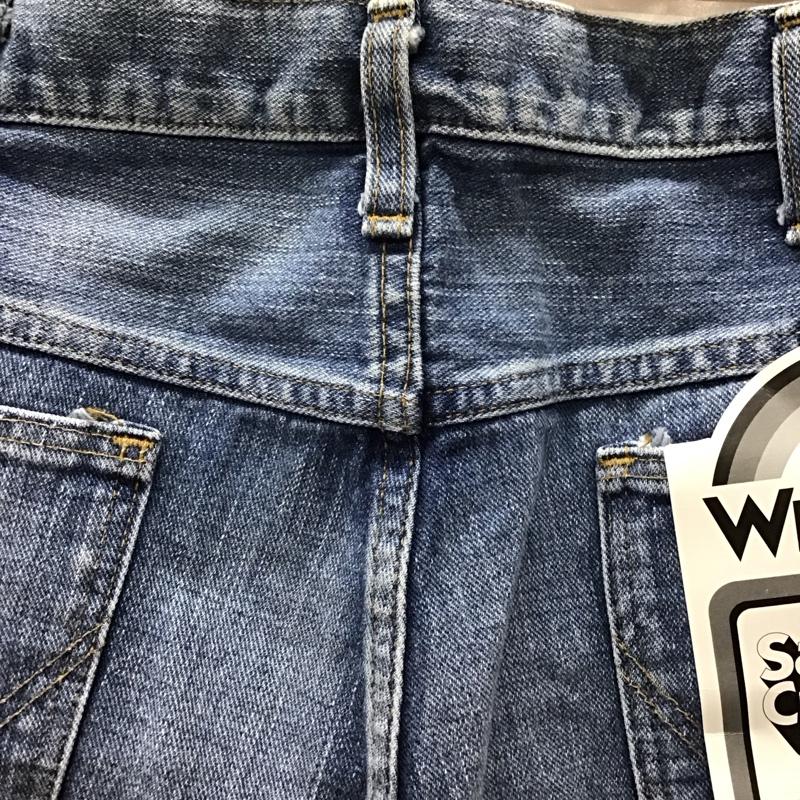 ラングラー Wrangler パンツ デニム、ジーンズ デニムパンツ ストレートパンツ ワイドパンツ カジュアルパンツ XL 無地 インディゴ / インディゴ /  メンズ USED 古着 中古 10122706