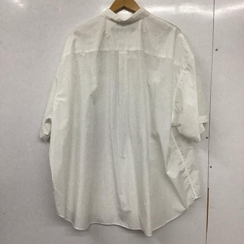 ニコアンド niko and... シャツ、ブラウス 半袖 半袖シャツ 無地シャツ ポケットシャツ 無地 白 / ホワイト / メンズ USED 古着 中古 10137028