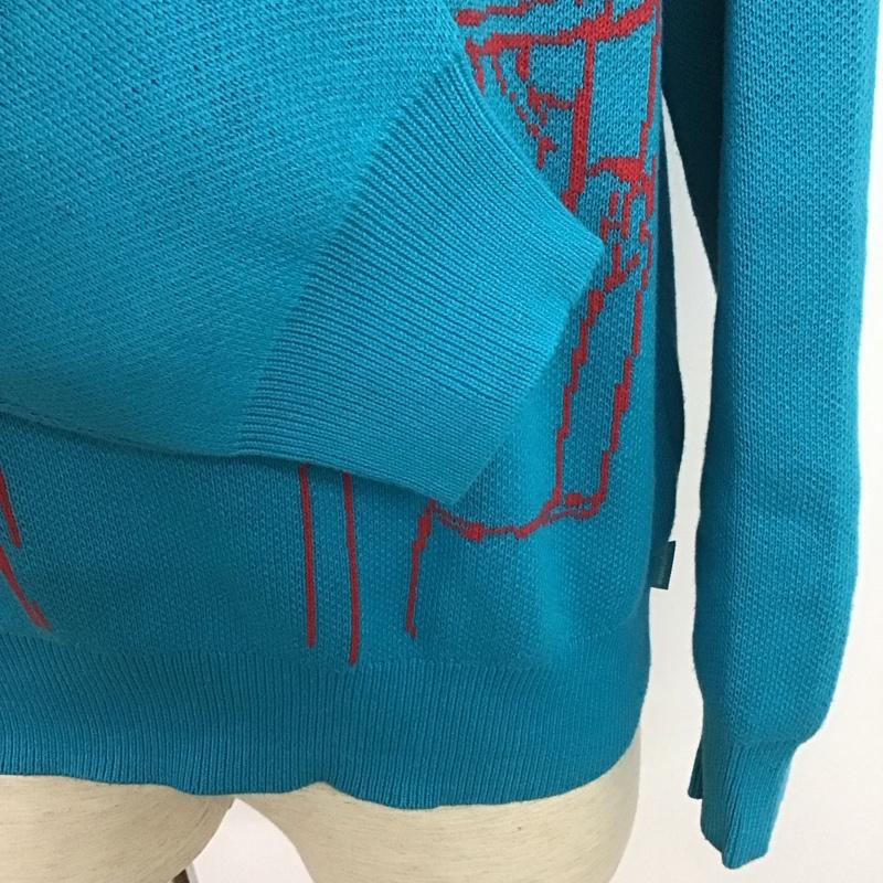 シュプリーム Supreme ニット、セーター 長袖 22SS Week6 Supreme Aeon Flux Sweater セーター S 水色 / ライトブルー / メンズ USED 古着 中古 10106385