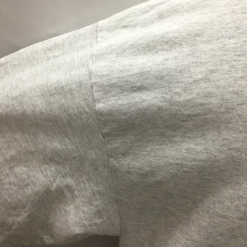 ポークチョップガレージサプライ PORKCHOP GARAGE SUPPLY Tシャツ 半袖 半袖カットソー プリントTシャツ クルーネックカットソー XL ロゴ、文字 灰 / グレー / メンズ USED 古着 中古 10113869