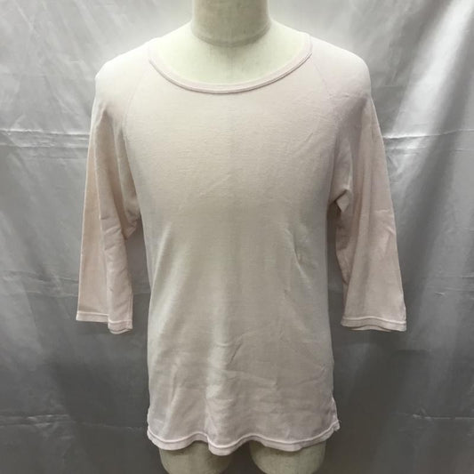 ハリウッドランチマーケット HOLLYWOOD RANCH MARKET カットソー 長袖 長袖カットソー クルーネックカットソー ロングスリーブカットソー ラグラン 3 無地 桃 / ピンク /  メンズ USED 古着 中古 10112293