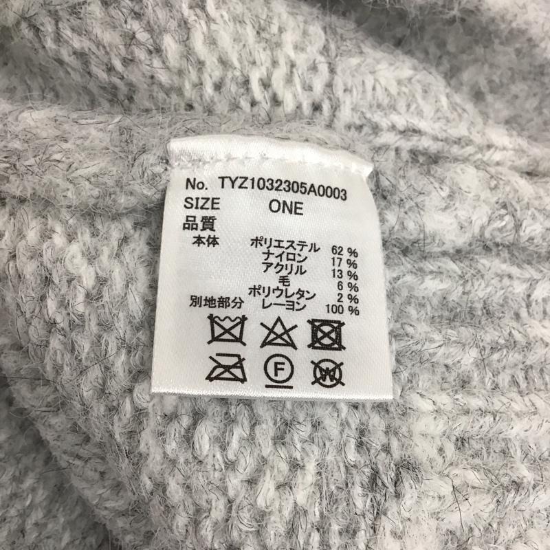 チャオパニック CIAOPANIC カーディガン 長袖 無地 灰 / グレー / レディース USED 古着 中古 10124020