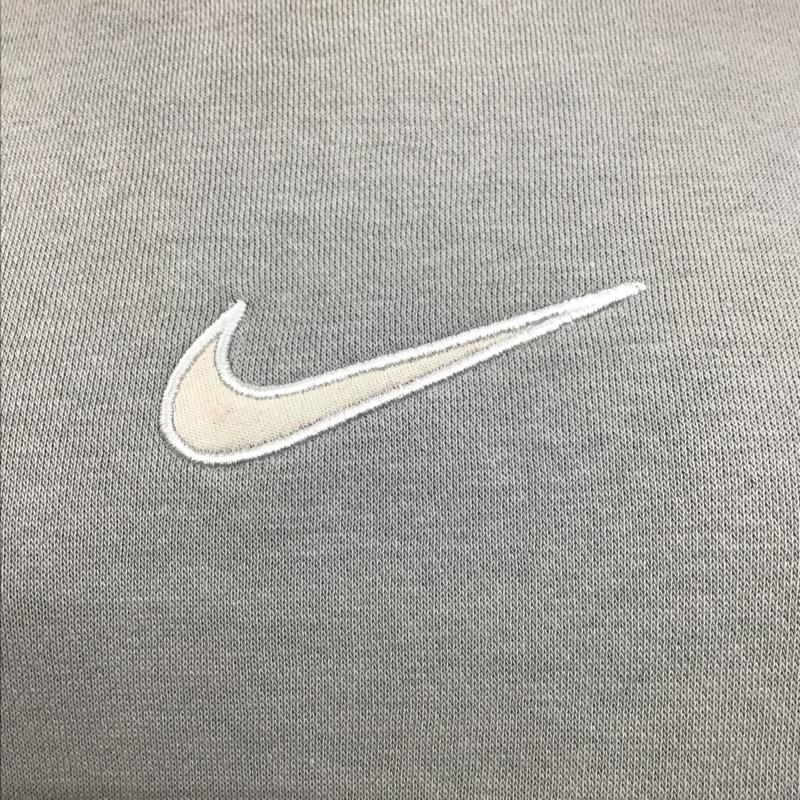 ナイキ NIKE トレーナー 長袖 DQ5107-013 AS W NSW FLC OS CRW 1MSC スウェット 裏起毛 オーバーサイズ M ワンポイント 薄緑 / ライトグリーン / レディース USED 古着 中古 10122669