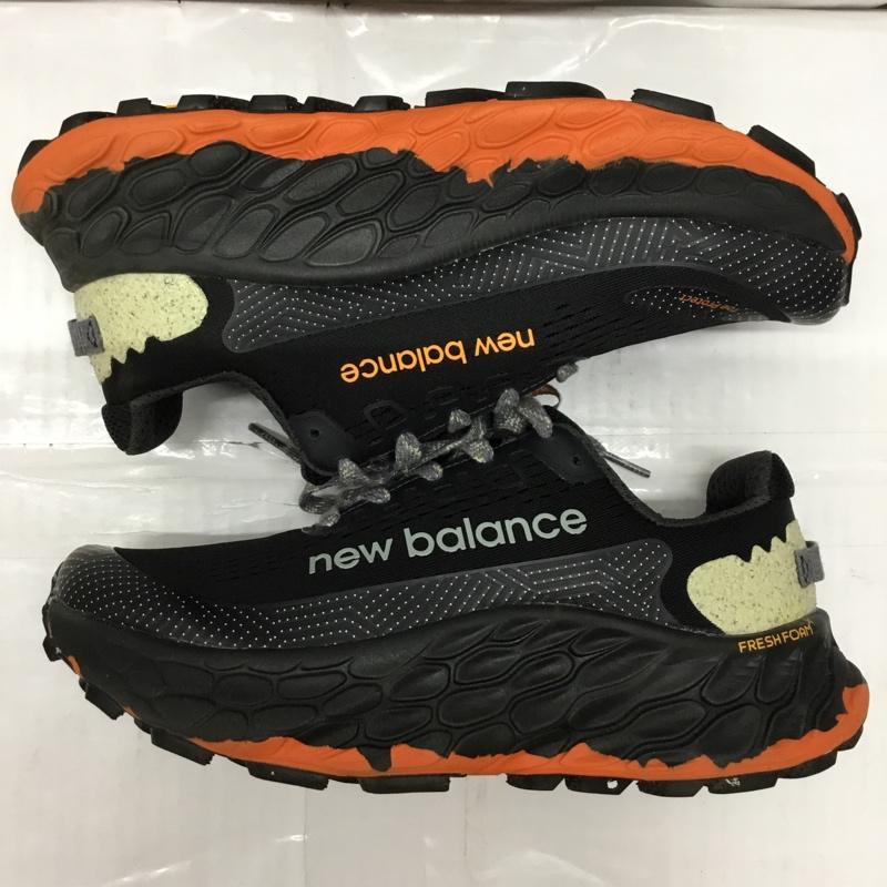 ニューバランス New Balance スニーカー スニーカー 1143677 ランニングシューズ 27cm 箱有 27.0cm ロゴ、文字 黒 / ブラック / X 橙 / オレンジ / メンズ USED 古着 中古 10106278