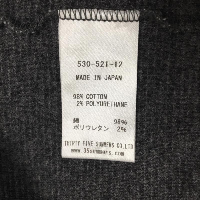 アナトミカ ANATOMICA カットソー 半袖 530-521-12 MOCKNECKTEES/SSOLID 半袖カットソー スタンドネックカットソー S 無地 灰 / グレー / メンズ USED 古着 中古 10111927