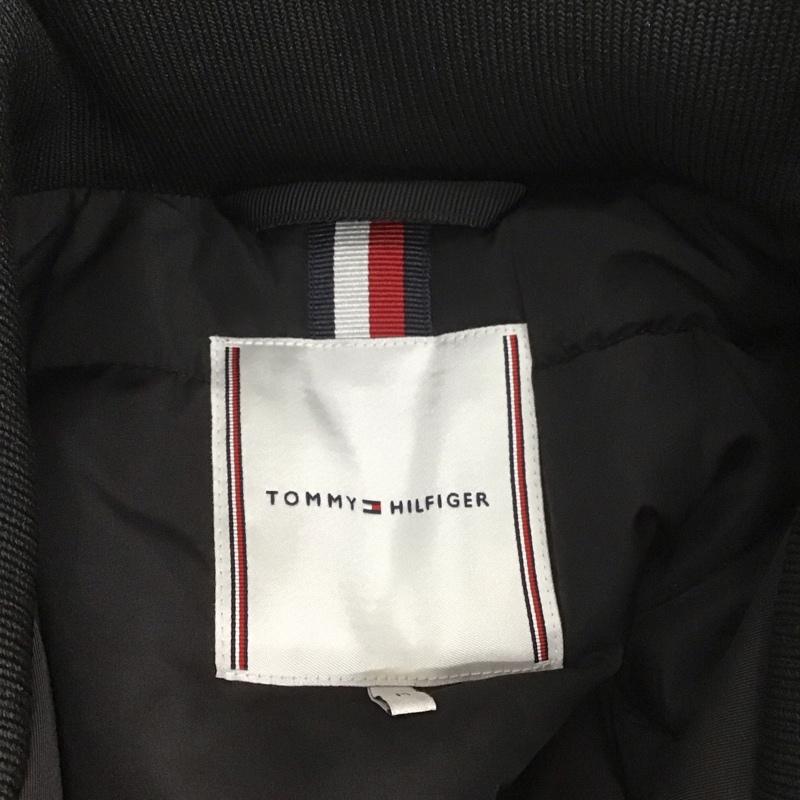 トミーヒルフィガー TOMMY HILFIGER ジャケット、上着 ジャケット、ブレザー 5100024073 パデッドパーカー 中綿ジャケット M ワンポイント 黒 / ブラック / レディース USED 古着 中古 10107522