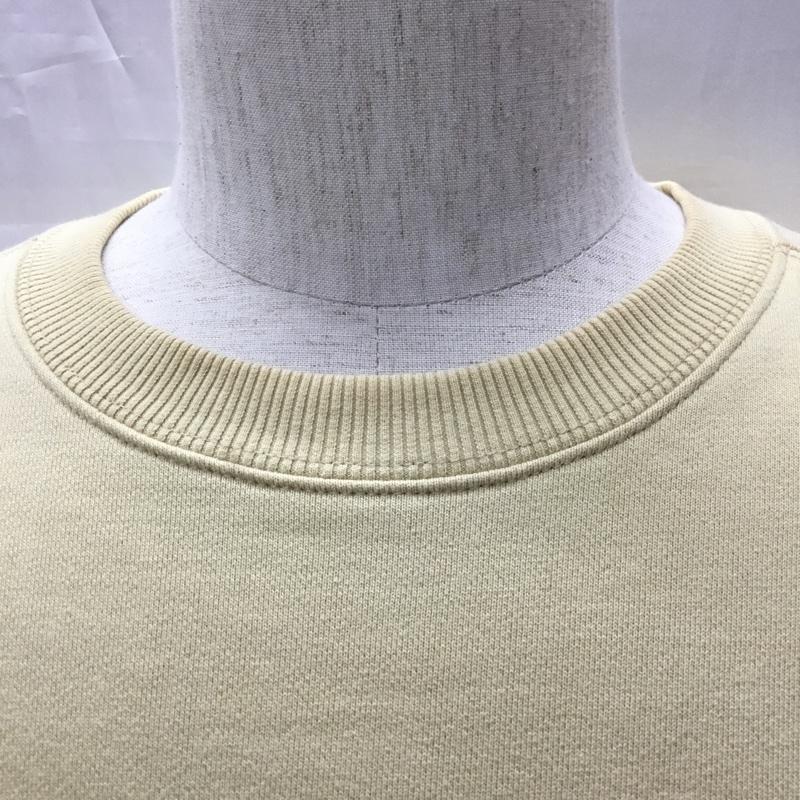 チャンピオン Champion トレーナー 長袖 2018AW Champion 3DMetallicCrewneck 3Dメタリッククルーネックスウェット コラボ M ロゴ、文字 ベージュ / ベージュ /  メンズ USED 古着 中古 10118636