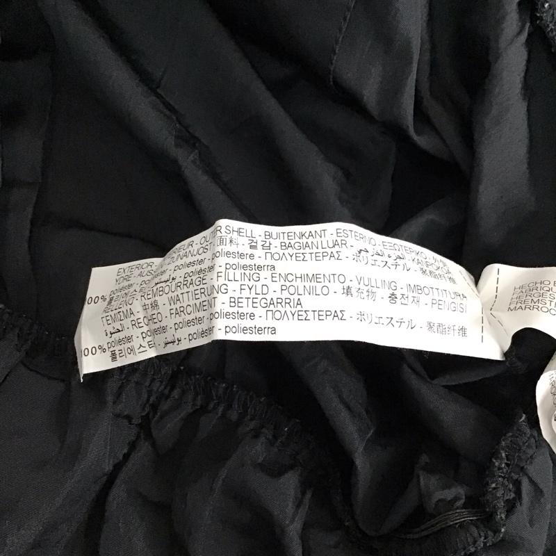 ザラ ZARA カットソー 半袖 7982 201 800 パフスリーブ カシュクール S 無地 黒 / ブラック / レディース USED 古着 中古 10120344
