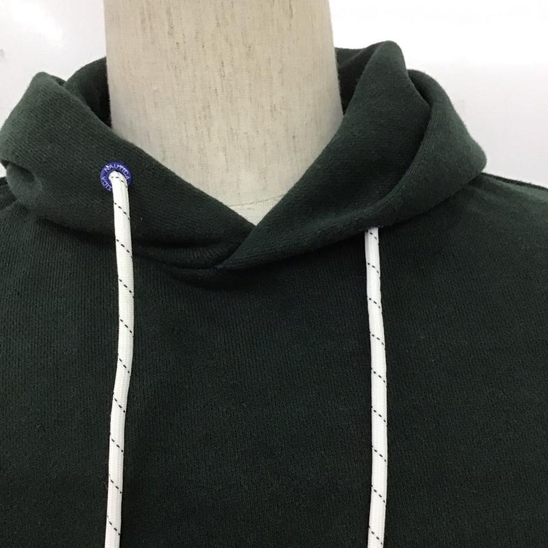 ノーティカ NAUTICA パーカー 長袖 221-1223 長袖パーカー 長袖スウェット リブスウェットカットソー S 無地 緑 / グリーン / メンズ USED 古着 中古 10106553