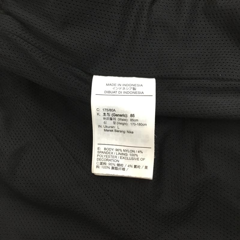 ナイキ NIKE パンツ ワークパンツ、ペインターパンツ NIKE SWOOSH TRACK PANT AJ9773-010 L プリント 黒 / ブラック / メンズ USED 古着 中古 10127628