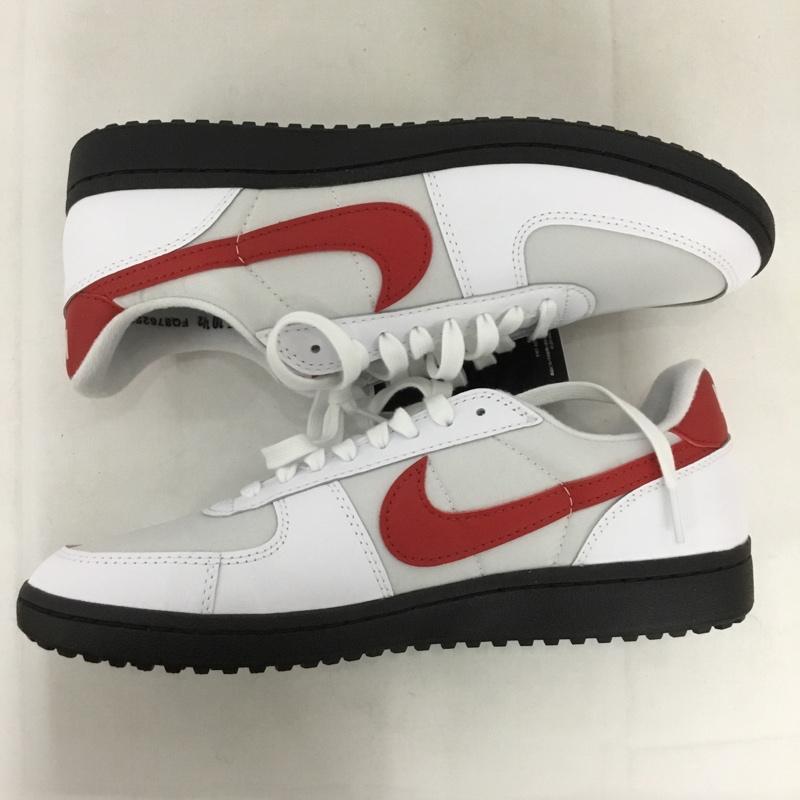 ナイキ NIKE スニーカー スニーカー FQ8762-100 FIELD GENERAL 82 SP 28.5cm 28.5cm ロゴ、文字 白 / ホワイト / X 灰 / グレー / X 赤 / レッド / メンズ USED 古着 中古 10130767