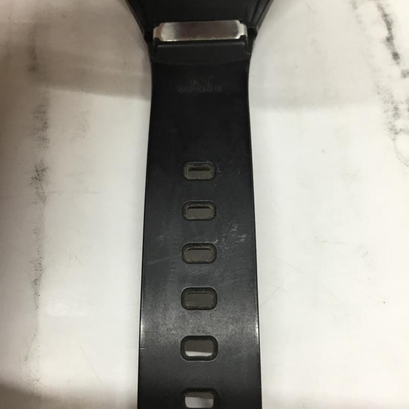 カシオ CASIO 腕時計 デジタル WV-M120 タフソーラー wave ceptor ロゴ、文字 黒 / ブラック / X 銀 / シルバー / メンズ USED 古着 中古 10106379