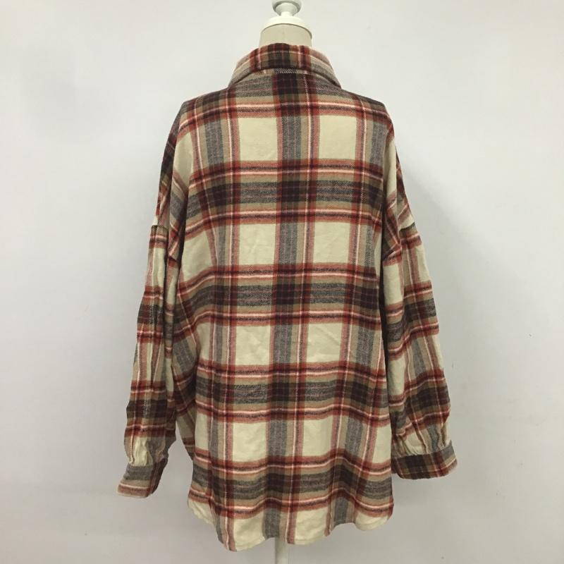 ローリーズファーム LOWRYS FARM シャツ、ブラウス 長袖 FREE チェック マルチカラー / マルチカラー / レディース USED 古着 中古 10082800