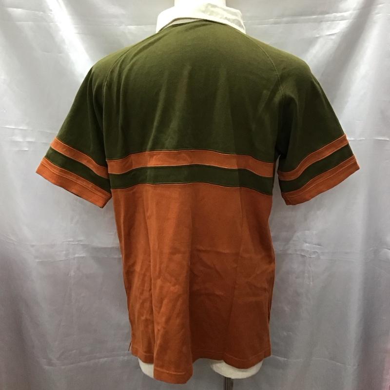 エディーバウアー Eddie Bauer ポロシャツ 半袖 半袖ポロシャツ カラーシャツ 半袖カットソー L ボーダー柄 マルチカラー / マルチカラー /  メンズ USED 古着 中古 10113227