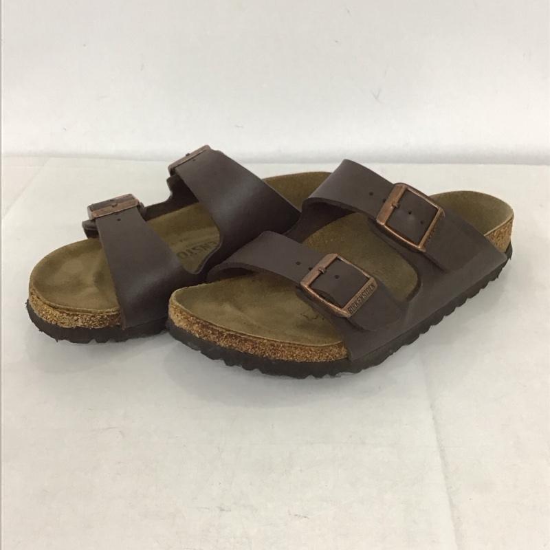 ビルケンシュトック BIRKENSTOCK サンダル サンダル 36 ベルト ロゴ、文字 茶 / ブラウン / レディース USED 古着 中古 10132470