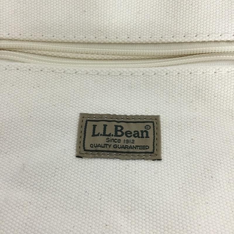 エルエルビーン L.L.Bean トートバッグ トートバッグ 307241 ショルダーバッグ 2WAY ロゴ、文字 赤 / レッド / X オフホワイト / オフホワイト / メンズ USED 古着 中古 10131208