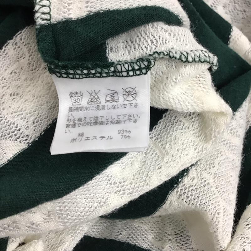 ネ・ネット Ne-net ワンピース ミニスカート NE83JH106 半袖 カットソー 2 ボーダー柄 緑 / グリーン / X アイボリー / アイボリー /  レディース USED 古着 中古 10115506