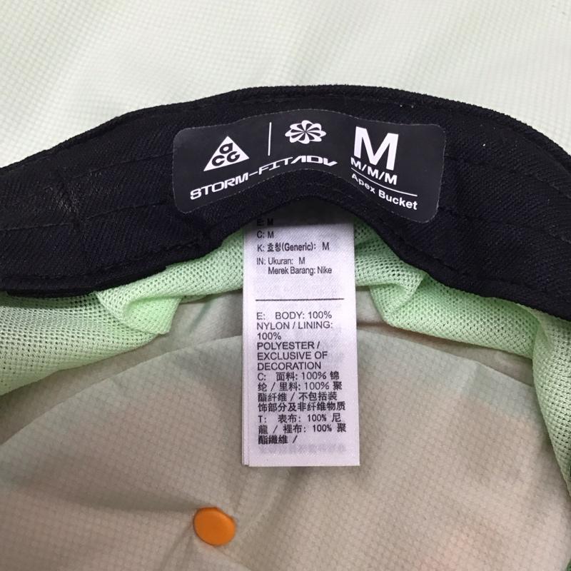 ナイキ エィシージー NIKE ACG 帽子 ハット FQ6845-376 Storm-FIT ADV バケットハット タグ付き ロゴ、文字 薄緑 / ライトグリーン / メンズ USED 古着 中古 10117950