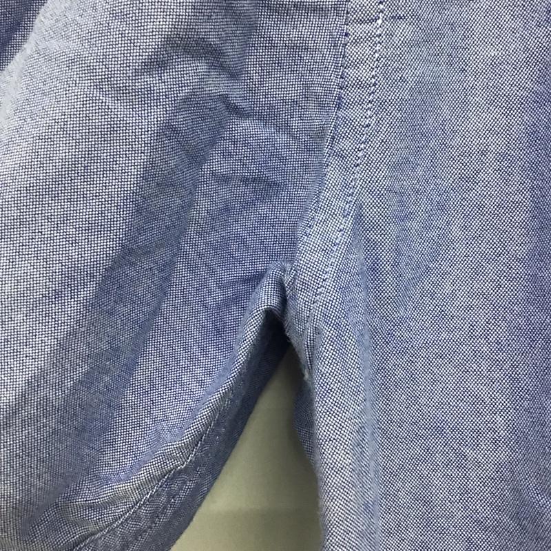 ハオミン Haoming シャツ、ブラウス 長袖 長袖シャツ 無地シャツ カラーシャツ ボタンダウンシャツ デニムシャツ L 刺繍 インディゴ / インディゴ / メンズ USED 古着 中古 10140727