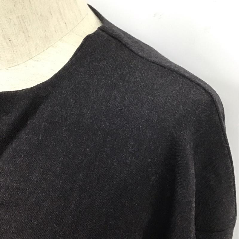 キート kiit シャツ、ブラウス 長袖 長袖シャツ Vネックカジュアルカットソー ノーカラーシャツカットソー 3 無地 黒 / ブラック / メンズ USED 古着 中古 10107768
