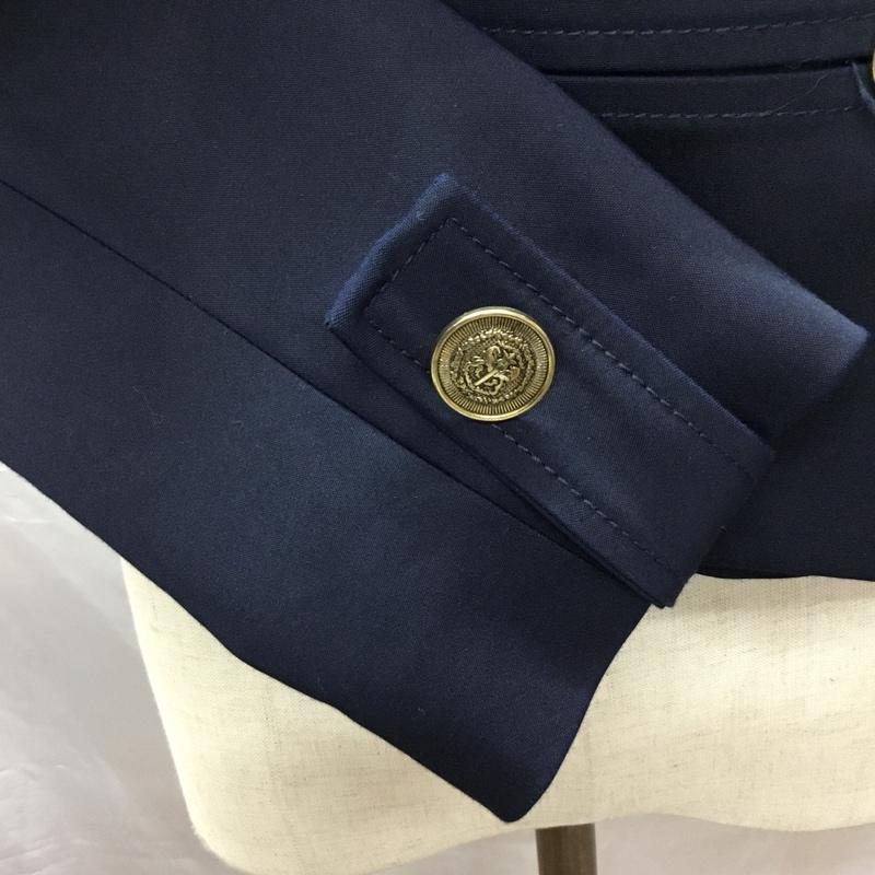 ザラ ZARA ジャケット、上着 ジャケット、ブレザー ジャケット カジュアルジャケット カラージャケット L 無地 紺 / ネイビー / レディース USED 古着 中古 10115799