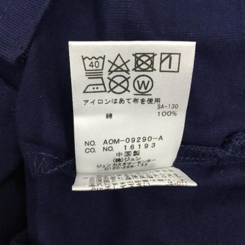 ジュンレッド JUNRed Tシャツ 半袖 半袖カットソー プリントTシャツ クルーネックカットソー M プリント インディゴ / インディゴ / メンズ USED 古着 中古 10116136