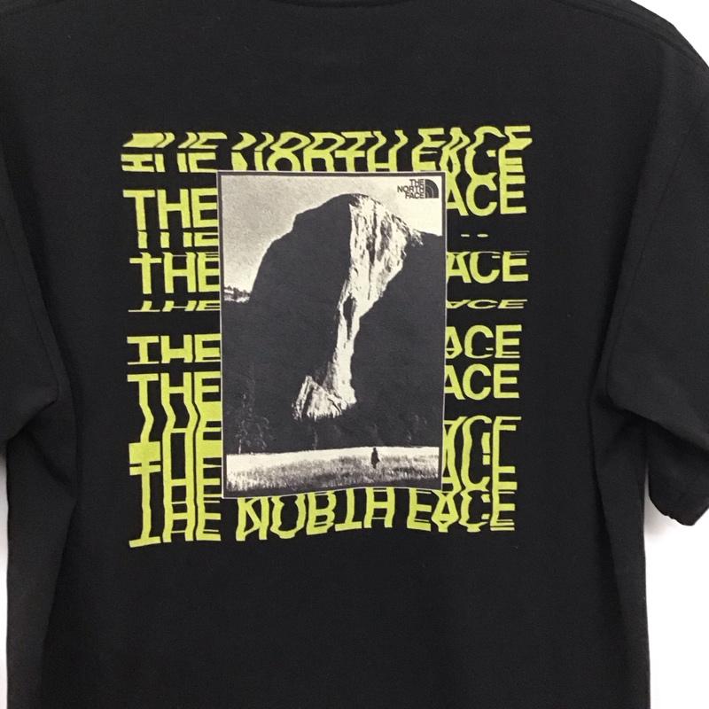 ザノースフェイス THE NORTH FACE Tシャツ 半袖 nt32150 半袖カットソー プリントTシャツ S ロゴ、文字 黒 / ブラック / メンズ USED 古着 中古 10136579