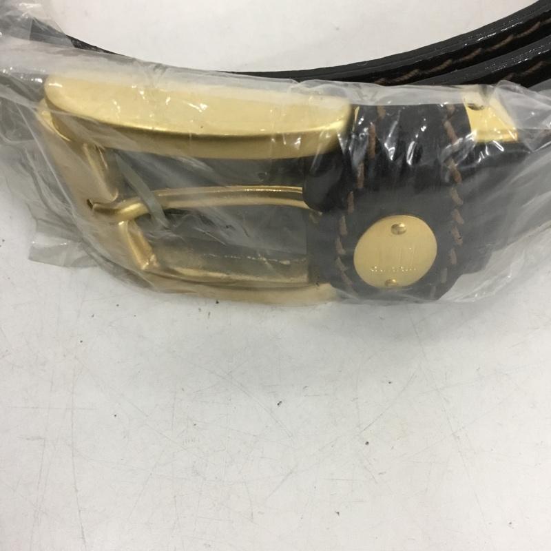 ダンヒル DUNHILL ベルト・バックル ベルト レザー 無地 黒 / ブラック / メンズ USED 古着 中古 10148437