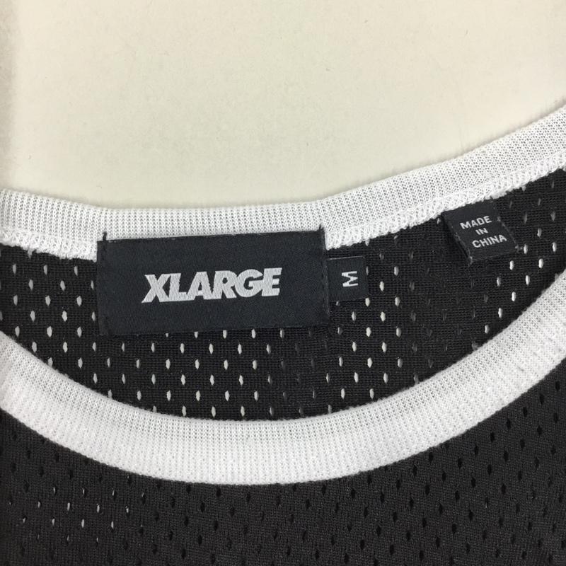 エクストララージ XLARGE タンクトップ タンクトップ タンクトップ ノースリーブカットソー クルーネックカットソー M ロゴ、文字 白 / ホワイト / X 黒 / ブラック / メンズ USED 古着 中古 10118655