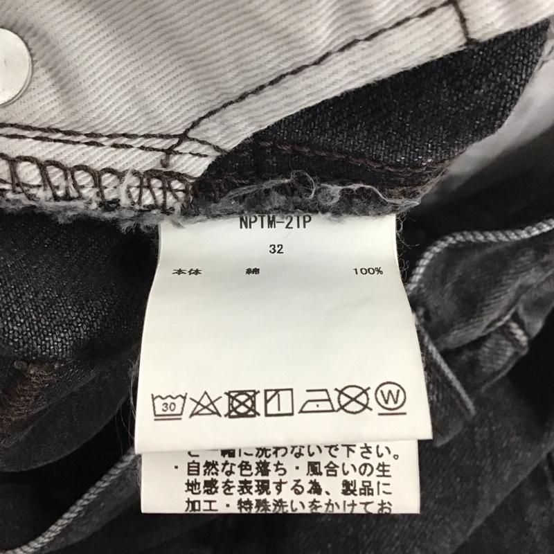 シオタ CIOTA パンツ デニム、ジーンズ NPTM-2TP 32インチ 無地 黒 / ブラック / メンズ USED 古着 中古 10134831
