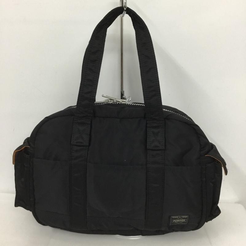 ポーター PORTER ショルダーバッグ ショルダーバッグ タンカー ボストンバッグ ミニボストン ロゴ、文字 黒 / ブラック / メンズ USED 古着 中古 10124638