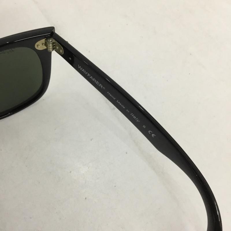 レイバン Ray-Ban めがね・サングラス サングラス RB2140-F WAYFARER カラーレンズ ケース付き ロゴ、文字 黒 / ブラック / メンズ USED 古着 中古 10129409