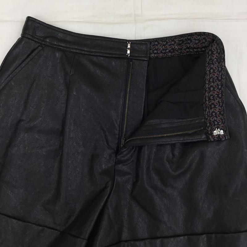 リリー ブラウン Lily Brown パンツ ショートパンツ 1 無地 黒 / ブラック / レディース USED 古着 中古 10138073
