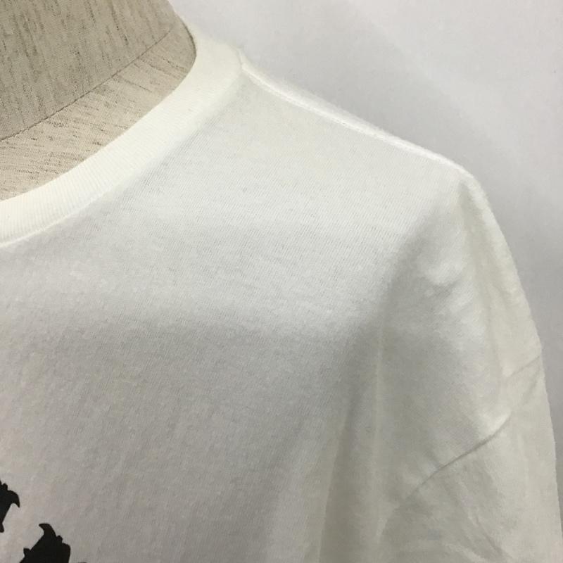 アベイシングエイプ A BATHING APE Tシャツ 半袖 半袖カットソー プリントTシャツ クルーネックカットソー XL プリント 白 / ホワイト / メンズ USED 古着 中古 10105547