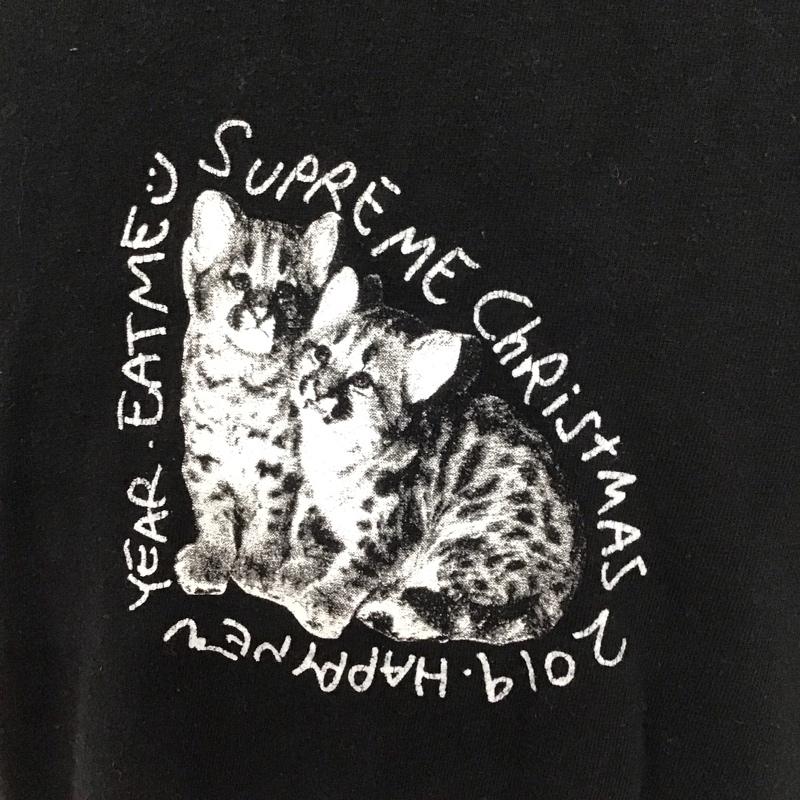 シュプリーム Supreme Tシャツ 半袖 2019クリスマス限定 EatMeTee 半袖カットソー プリントTシャツ M プリント 黒 / ブラック /  メンズ USED 古着 中古 10111142