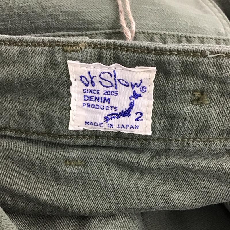 オアスロウ orSlow パンツ ショートパンツ 2 無地 カーキ / カーキ / メンズ USED 古着 中古 10134837