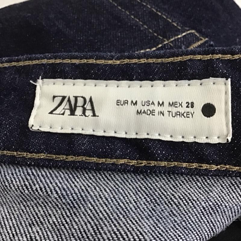ザラ ZARA スカート ロングスカート 9863/258/407 デニム ペンシルスカート M 無地 インディゴ / インディゴ /  レディース USED 古着 中古 10133641