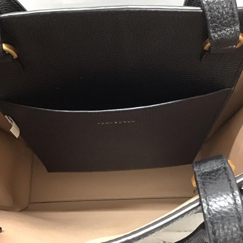 トリーバーチ TORY BURCH トートバッグ トートバッグ 10010539 ハンドバッグ ワンポイント 黒 / ブラック / レディース USED 古着 中古 10113359