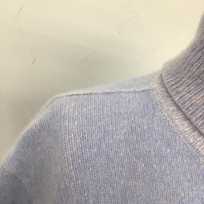 マークジェイコブス MARCJACOBS ニット、セーター 長袖 N610W01RE21 タートルネック L ワンポイント 紫 / パープル /  レディース USED 古着 中古 10112044