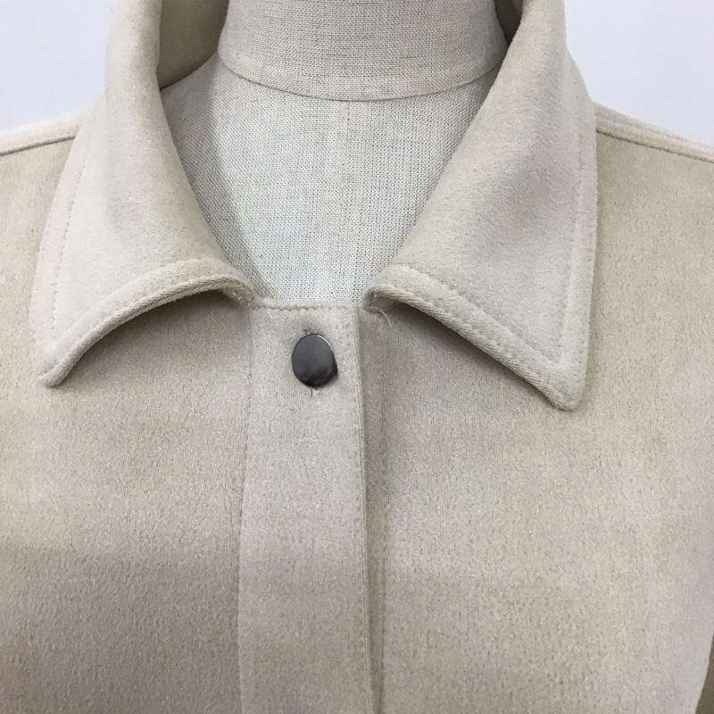 アイテムズ アーバンリサーチ ITEMS URBAN RESEARCH ジャケット、上着 ジャケット、ブレザー IT24-27A002 フェイクスエードシャツジャケット FREE 無地 ベージュ / ベージュ / レディース USED 古着 中古 10125063