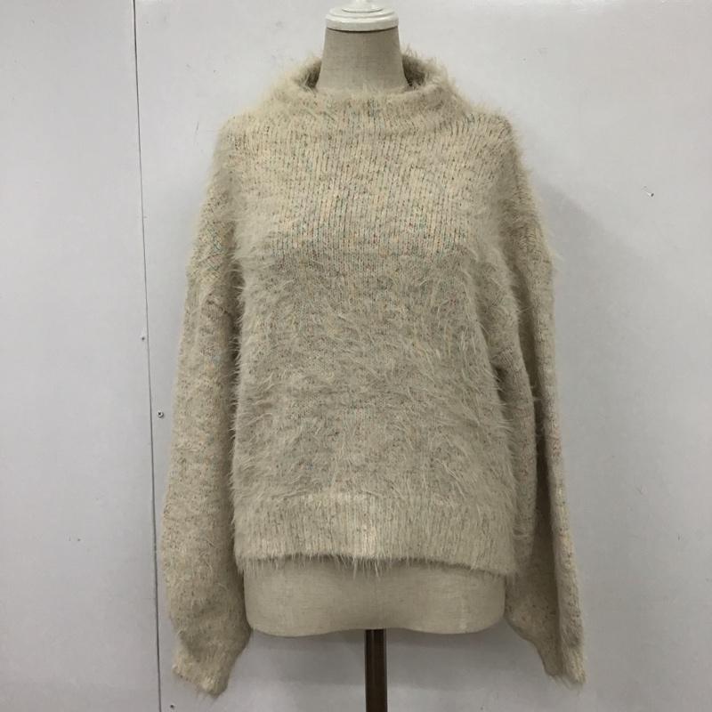 マウジー MOUSSY ニット、セーター 長袖 010bsa70-1340 長袖ニット セーター シャギーニット FREE 総柄 マルチカラー / マルチカラー /  レディース USED 古着 中古 10114523