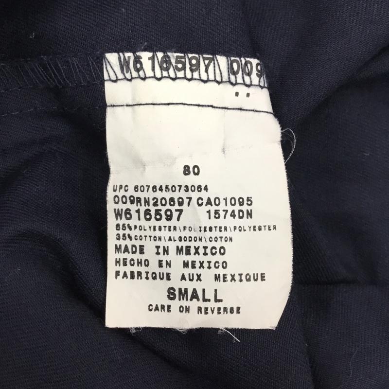 ディッキーズ Dickies シャツ、ブラウス 半袖 半袖シャツ カラーシャツ 半袖カットソー ミリタリーシャツ S 無地 紺 / ネイビー /  メンズ USED 古着 中古 10112415