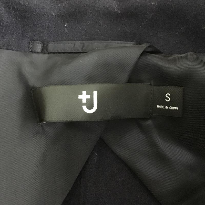 ユニクロ UNIQLO コート コート一般 212-446355 ダブルフェイスピーコート S 無地 紺 / ネイビー / レディース USED 古着 中古 10105781