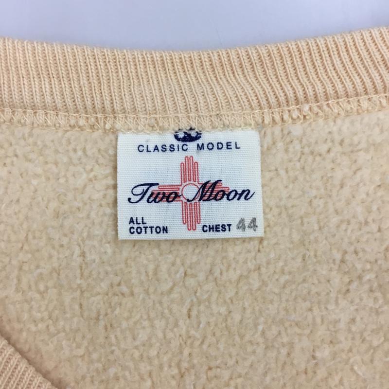トゥームーン two moon トレーナー 長袖 44 無地 ベージュ / ベージュ / メンズ USED 古着 中古 10108910