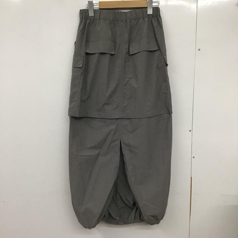 ローリーズファーム LOWRYS FARM スカート ロングスカート FREE 無地 灰 / グレー /  レディース USED 古着 中古 10132758